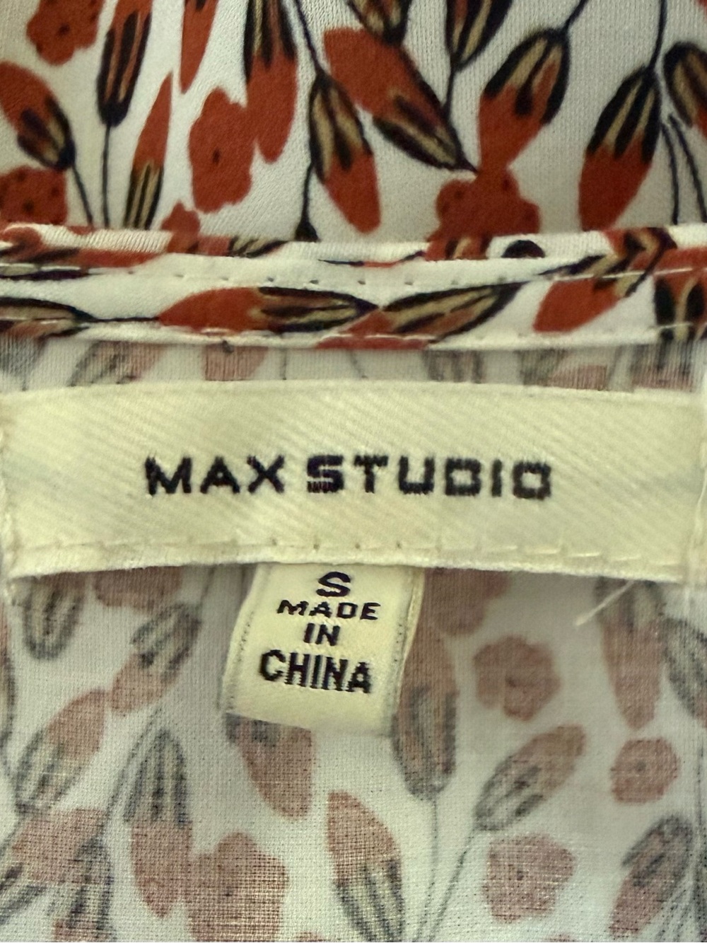 Max Studio Boho Sleeveless V-Neck Midi Dress in Rust Leopard Print! Small! - Picture 7 of 8